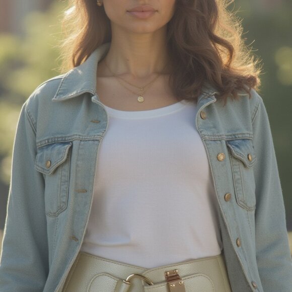 Women Metallic Beige Champagne Belt Hip Waist Elastic Waistband Hook L XL XXL - Picture 14 of 16